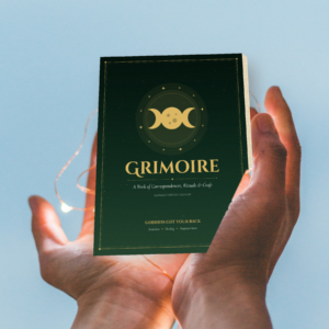 Grimoire: A Book of Correspondences, Rituals & Craft | Fillable PDF Spell Book | Emerald Edition