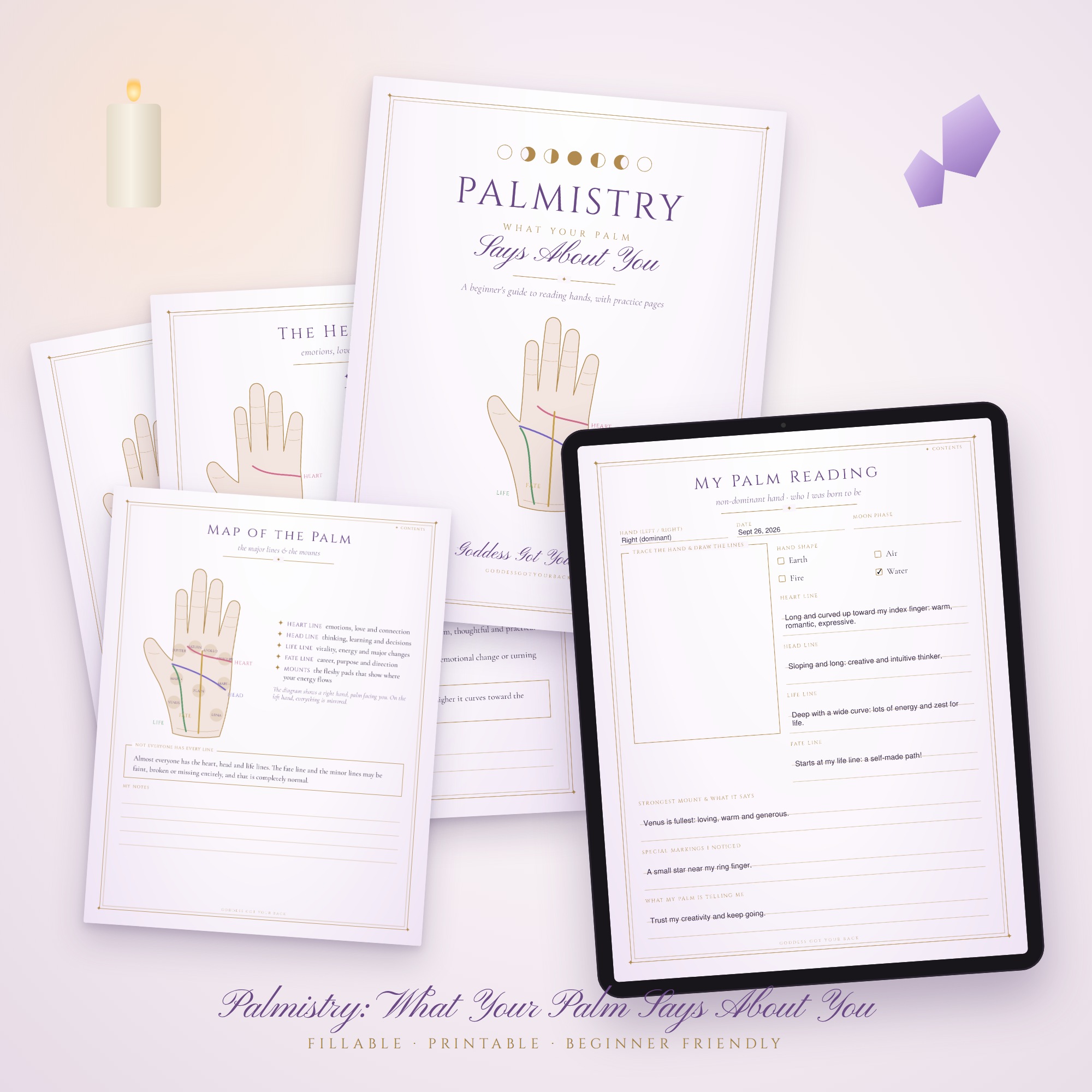 Palmistry: What Your Palm Says About You – Beginner's Palm Reading Ebook